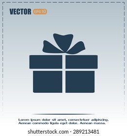 Vector illustration of gift box 