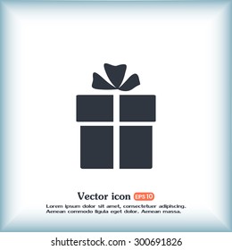 Vector illustration of gift box 