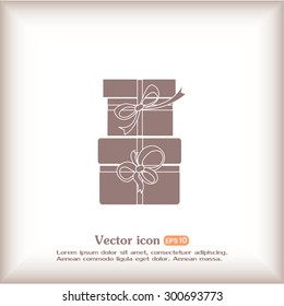 Vector illustration of gift box
