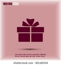 Vector illustration of gift box 