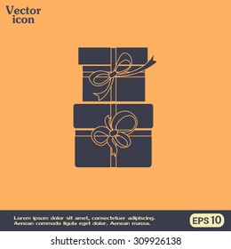 Vector illustration of gift box