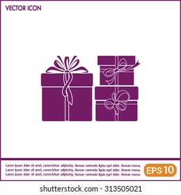 Vector illustration of gift box