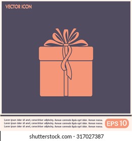 Vector illustration of gift box