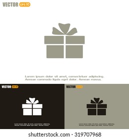 Vector illustration of gift box 