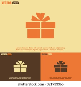 Vector illustration of gift box 