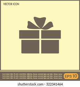 Vector illustration of gift box 
