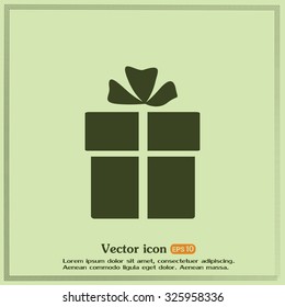 Vector illustration of gift box 