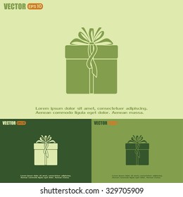 Vector illustration of gift box