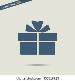 Vector illustration of gift box 
