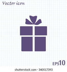 Vector illustration of gift box 
