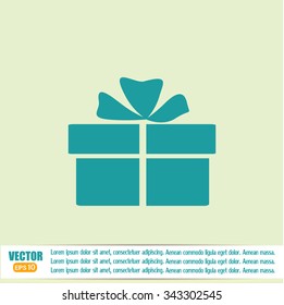 Vector illustration of gift box 