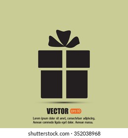 Vector illustration of gift box 