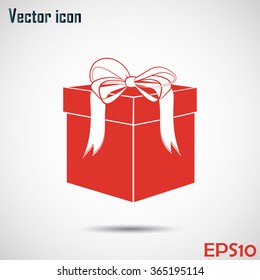 Vector illustration of gift box