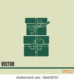 Vector illustration of gift box