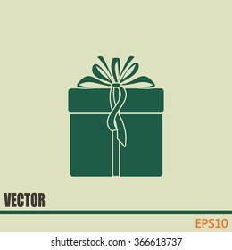 Vector illustration of gift box