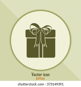 Vector illustration of gift box