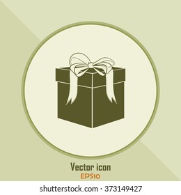 Vector illustration of gift box