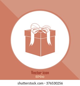 Vector illustration of gift box