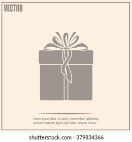 Vector illustration of gift box