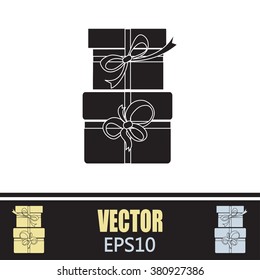 Vector illustration of gift box