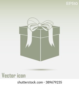 Vector illustration of gift box