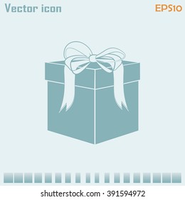 Vector illustration of gift box