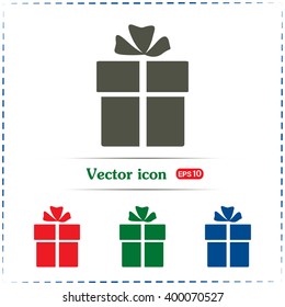 Vector illustration of gift box 