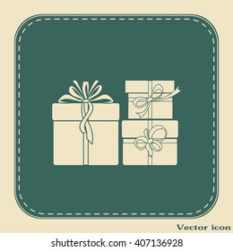 Vector illustration of gift box