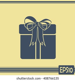Vector illustration of gift box