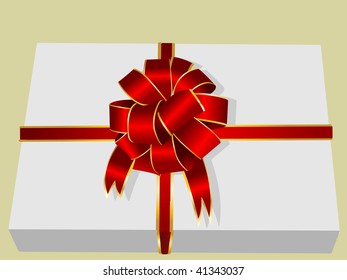 Vector illustration of a gift box