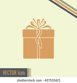 Vector illustration of gift box