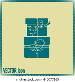 Vector illustration of gift box