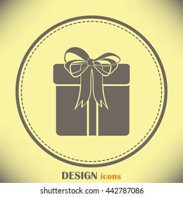 Vector illustration of gift box