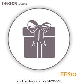 Vector illustration of gift box