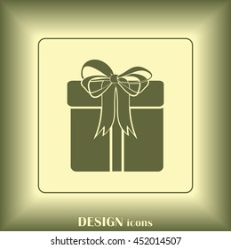 Vector illustration of gift box