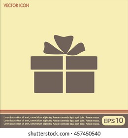 Vector illustration of gift box 