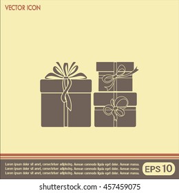 Vector illustration of gift box