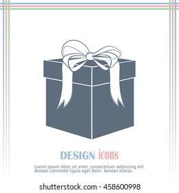 Vector illustration of gift box