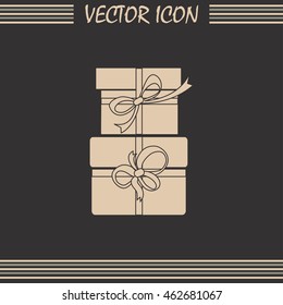 Vector illustration of gift box
