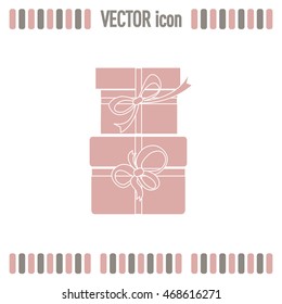 Vector illustration of gift box