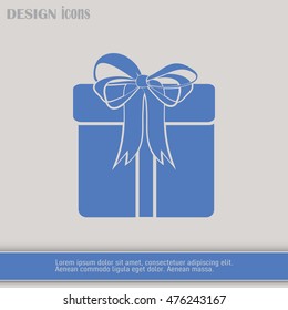 Vector illustration of gift box