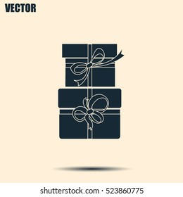 Vector illustration of gift box