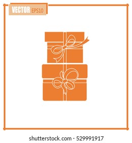 Vector illustration of gift box