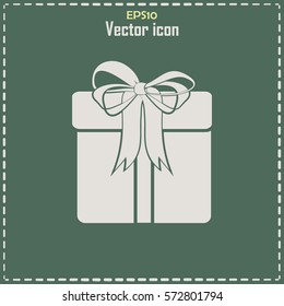 Vector illustration of gift box