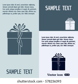 Vector illustration of gift box