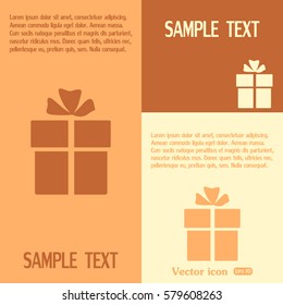 Vector illustration of gift box 