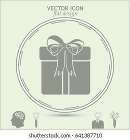 Vector illustration of gift box