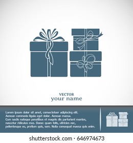 Vector illustration of gift box