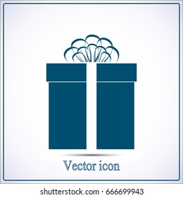Vector illustration of a gift box