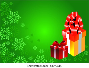 vector illustration with gift boxes